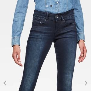 G-star raw coby midge jeans, faded blue color. Brand new